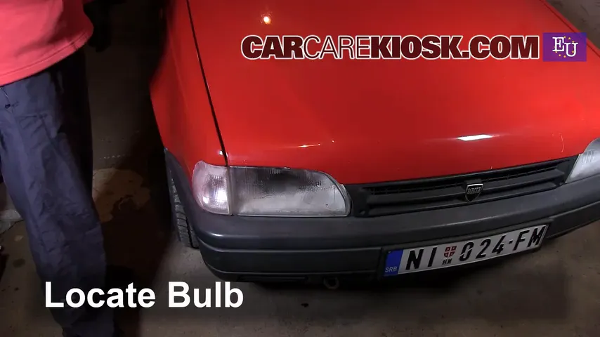 2002 Dacia SupeRNova MPI 1.4L 4 Cyl. Lights Headlight (replace bulb)